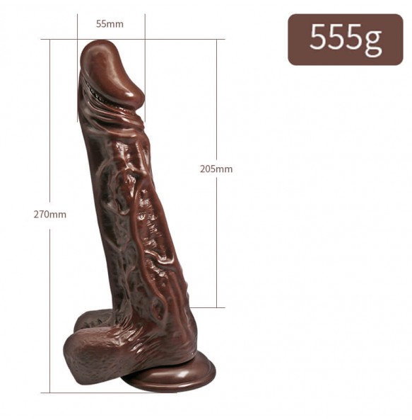 QUER - Wei Sen Super Large Series Realistic Dildos (L:27cm - D:5.5cm)